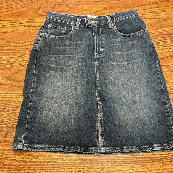 Jean skirt, 1970's mini skirt, size 2. - Picture 1 of 8